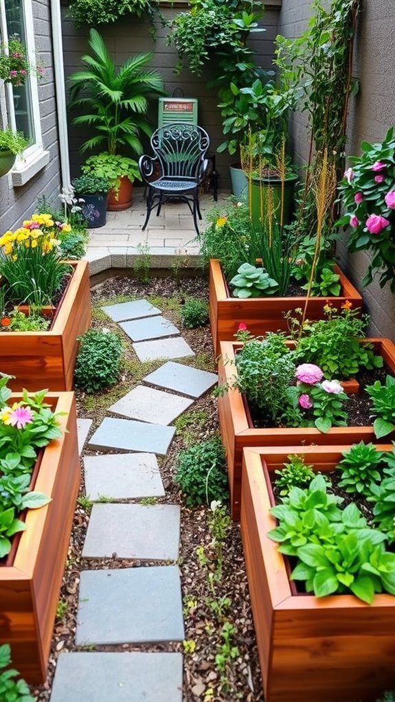 elevated vegetable planting containers