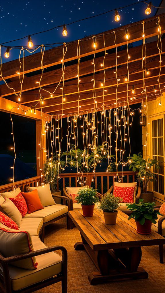 enchanting evening ambiance lights