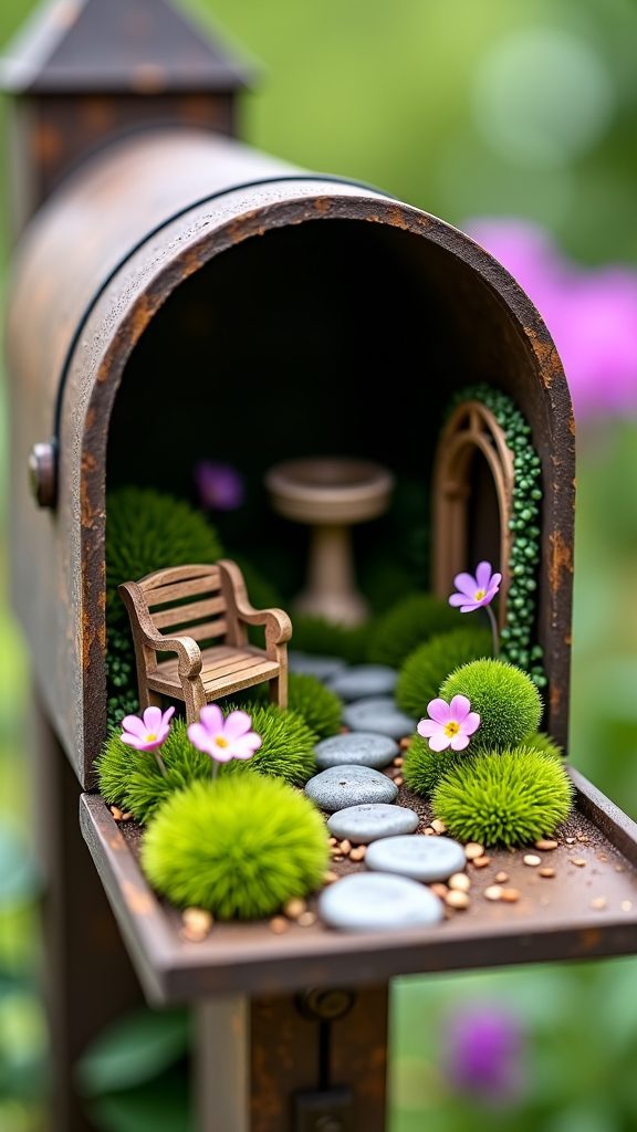 enchanting miniature floral paradise