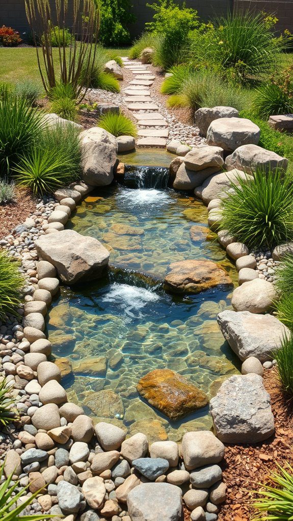enhancing landscape with water