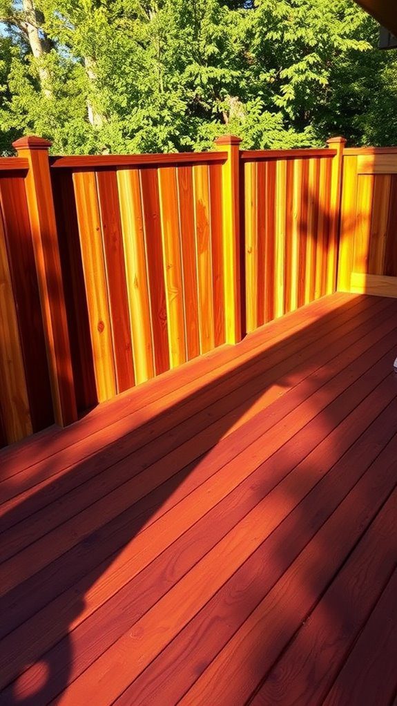 fence and deck finishing