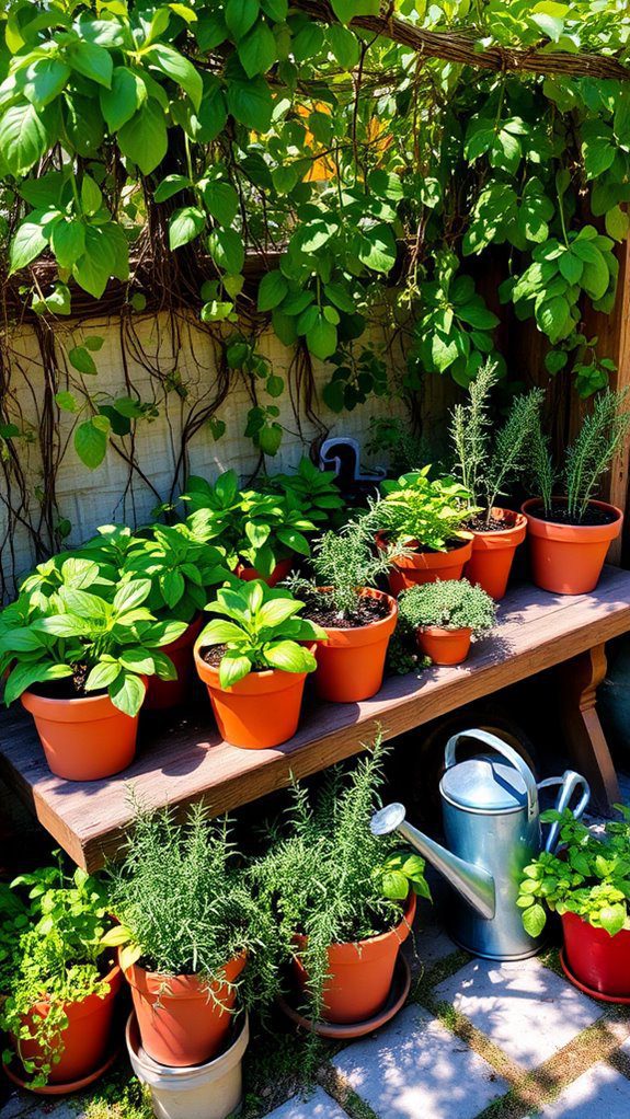flavorful homegrown herbs
