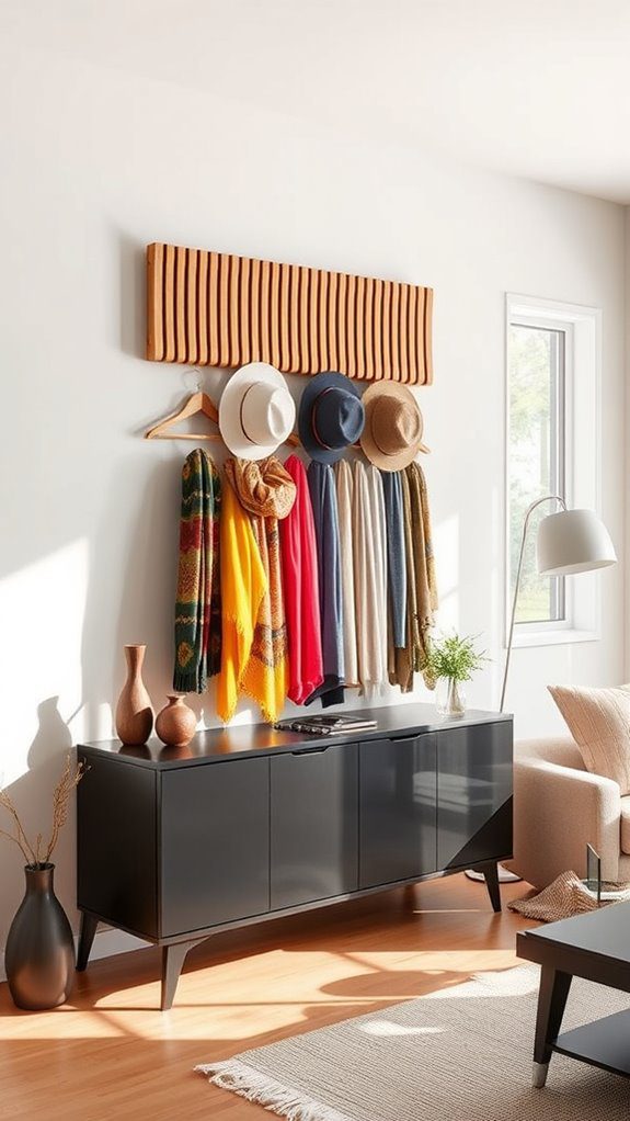foldable storage solution hanger
