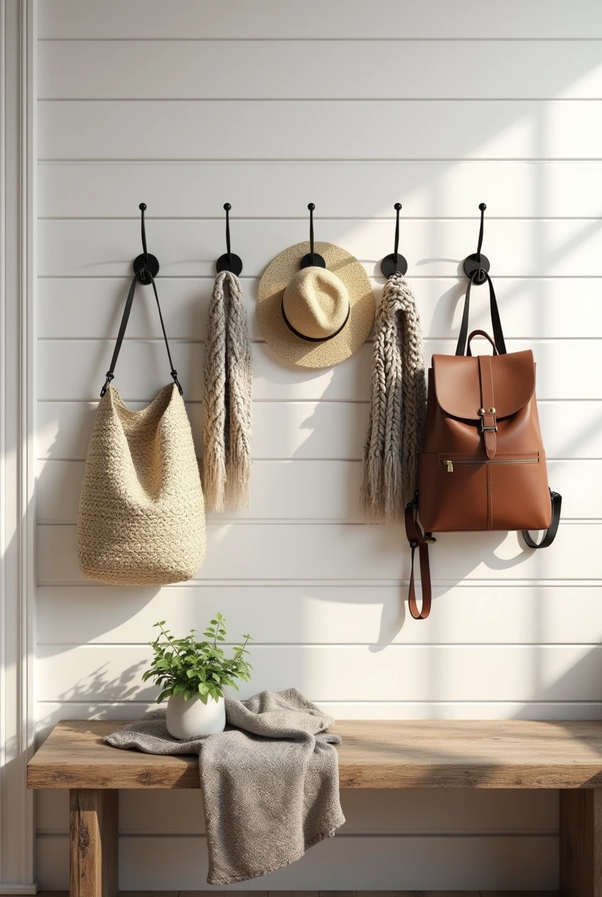 Functional wall mounted accessories