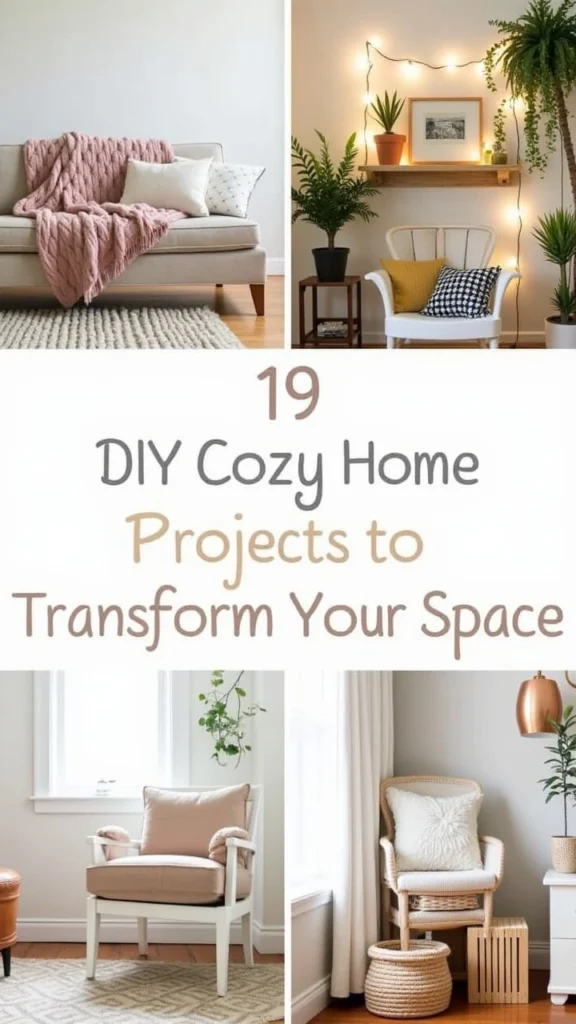 19 DIY Cozy Home Projects to Transform Your Space 2