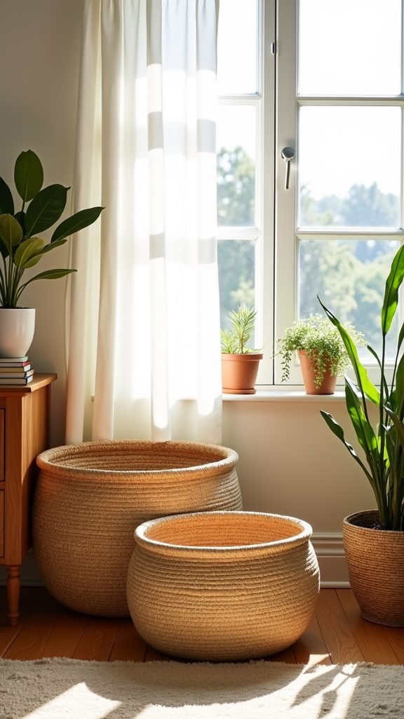 handmade eco friendly storage solution