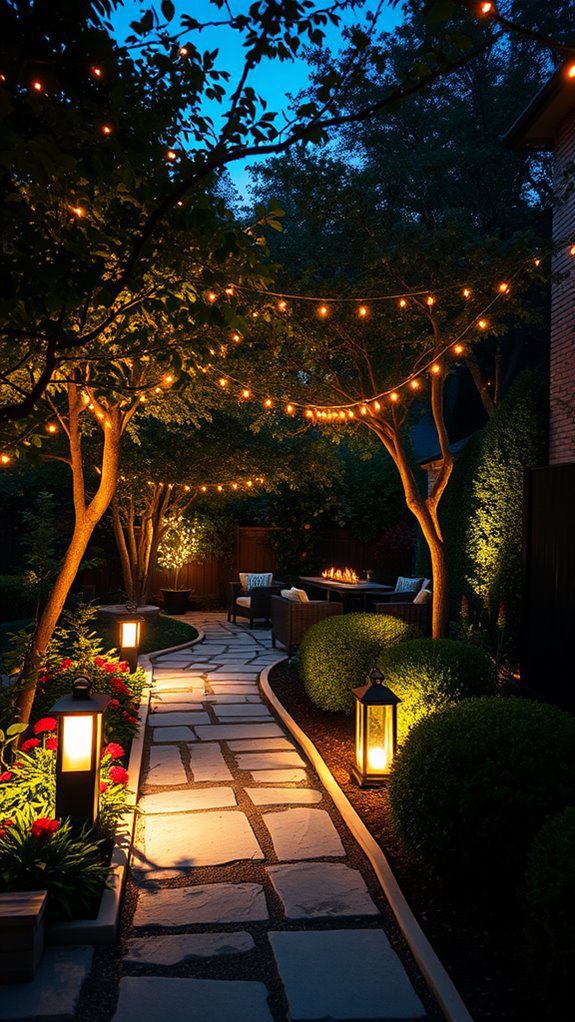 illuminate outdoor spaces ambiently