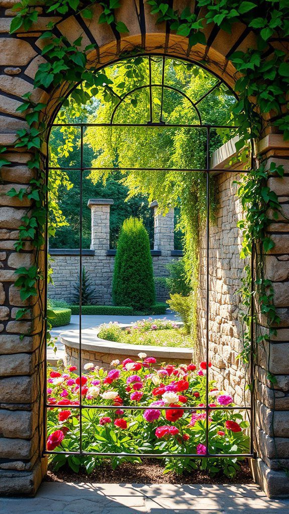 imposing barriers of stone