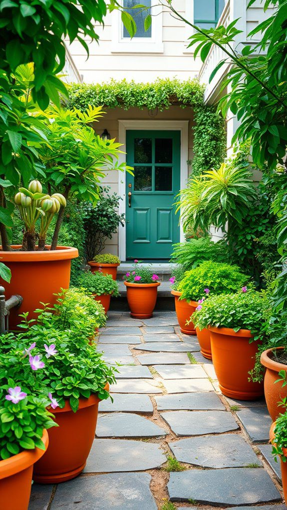 incorporate greenery with plants