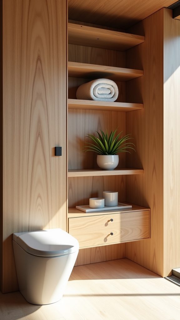 integrated wall storage solution