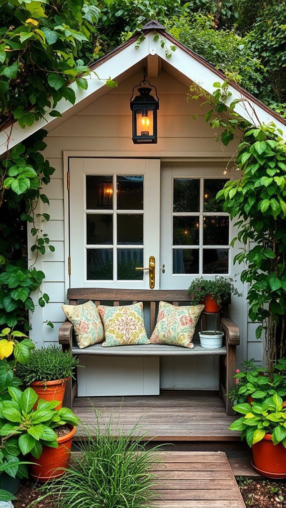 inviting and comfortable nook
