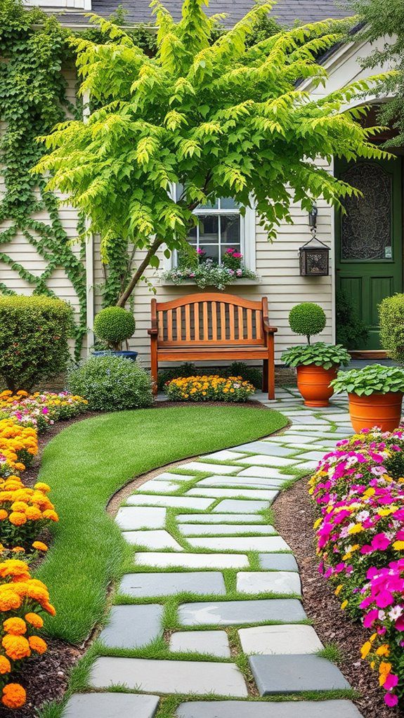 inviting and stylish entrance