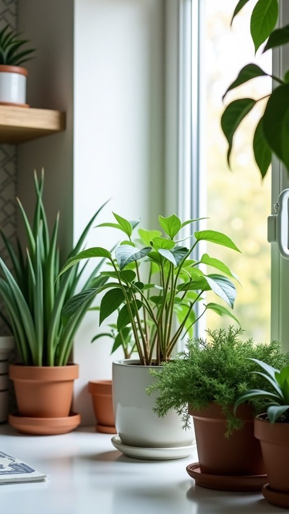 lush indoor botanical decor