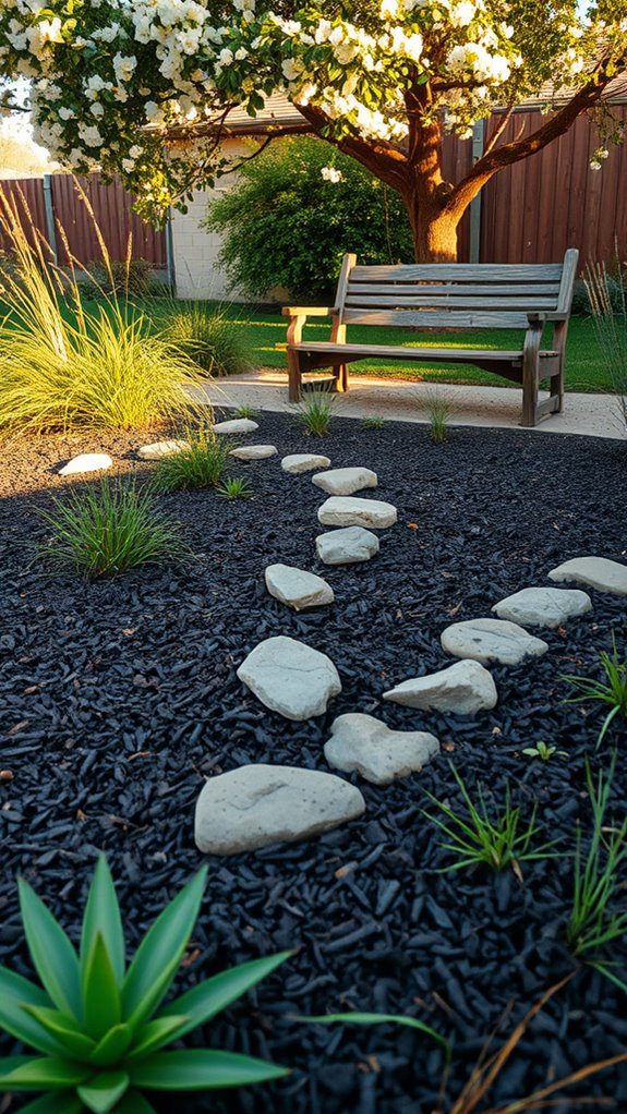 mulch helps retain moisture