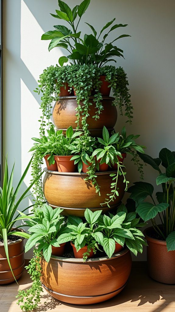 multi level plant display