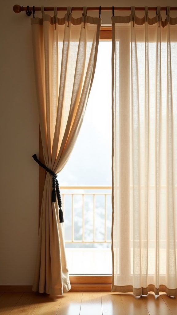 natural fiber light control