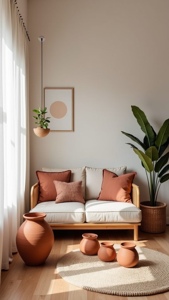 natural handmade ceramic vessels