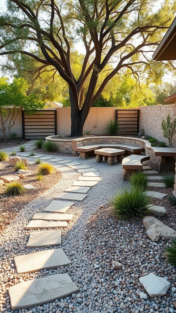 natural outdoor seating enhancement