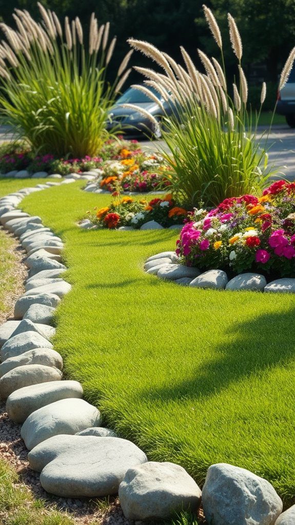 natural stone landscape edging