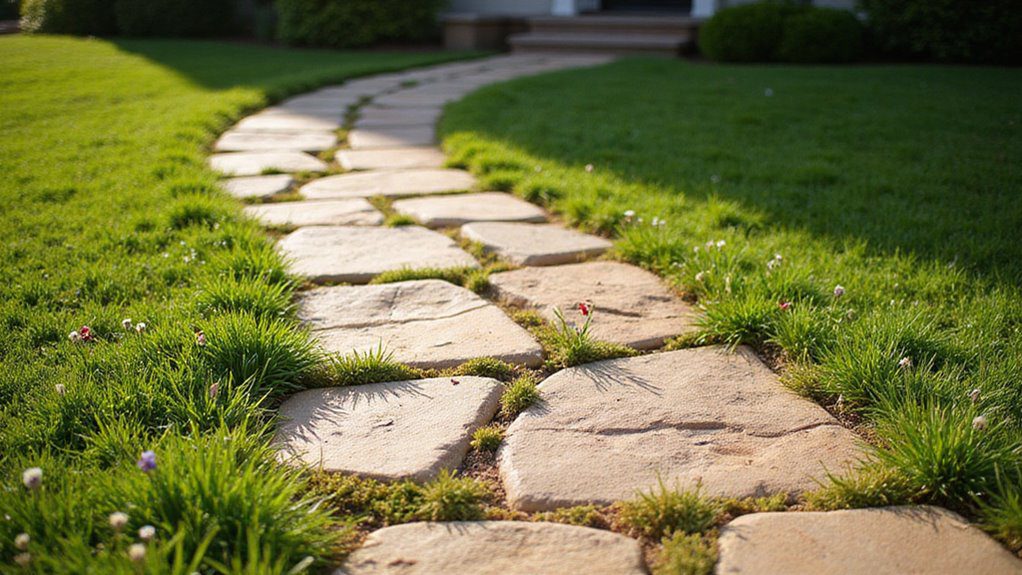 natural stone path design