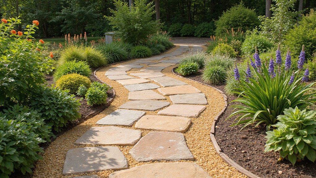 natural stone pathway design