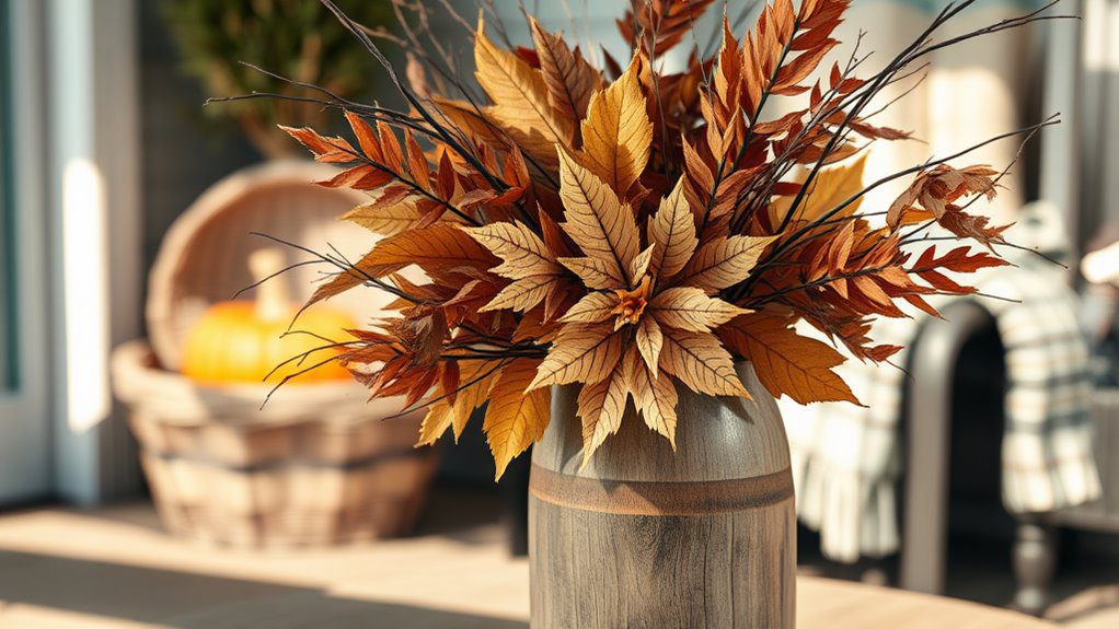 nature inspired decorative arrangements