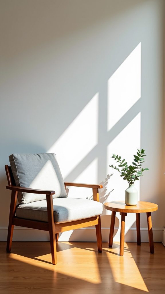 opt for compact furnishings