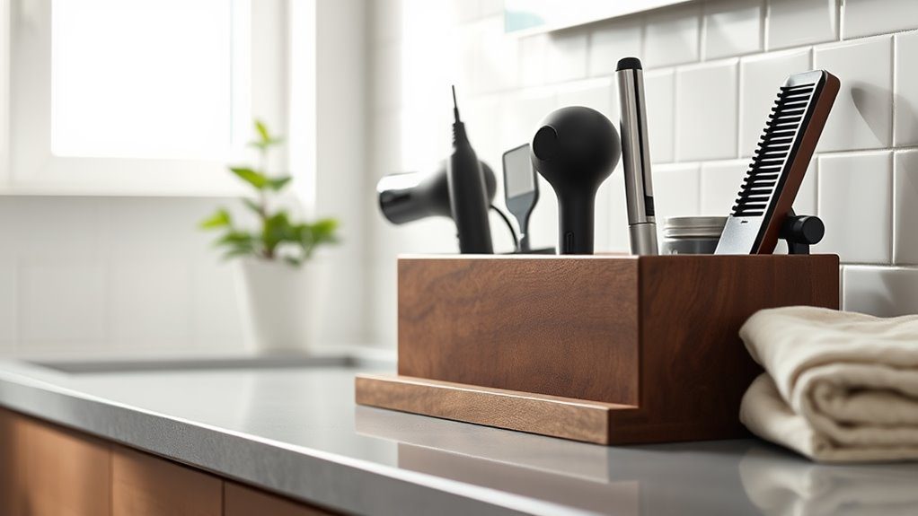 organize your hair tools