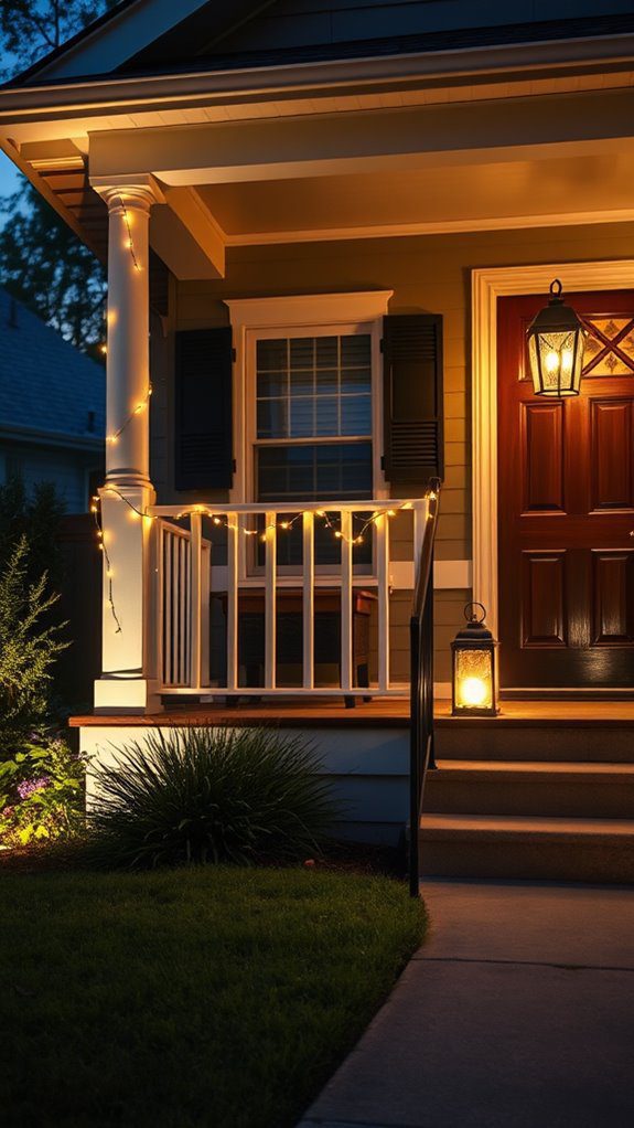 outdoor ambiance lighting installation