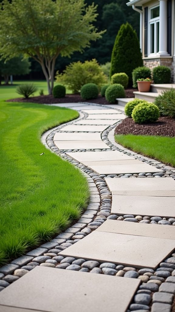 outdoor border landscaping design