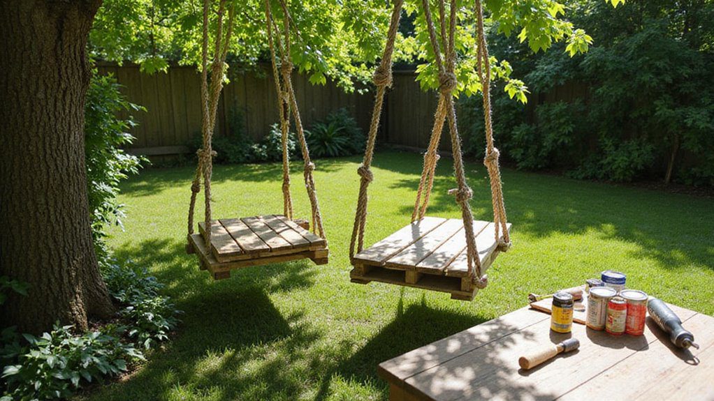 pallet swings diy materials