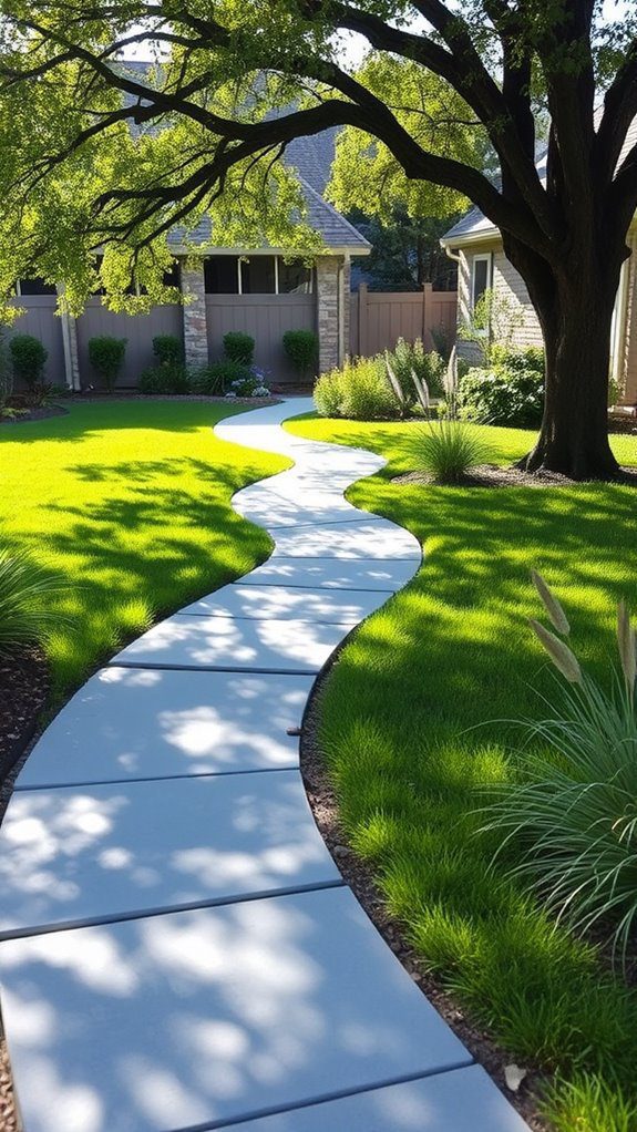 pathway paver installation project