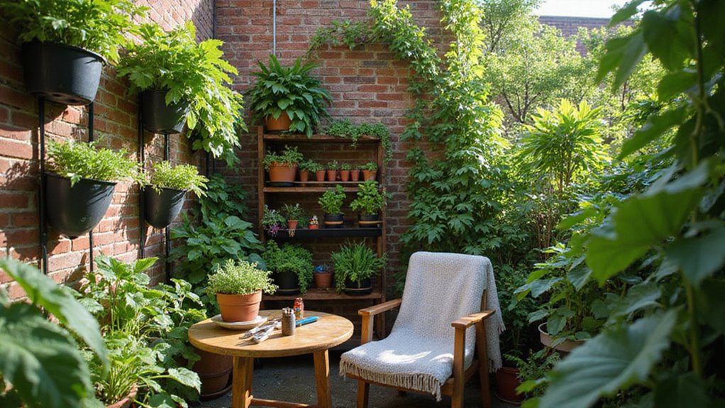 patio vegetable garden design