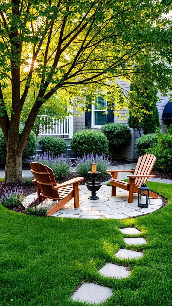 peaceful outdoor relaxation space