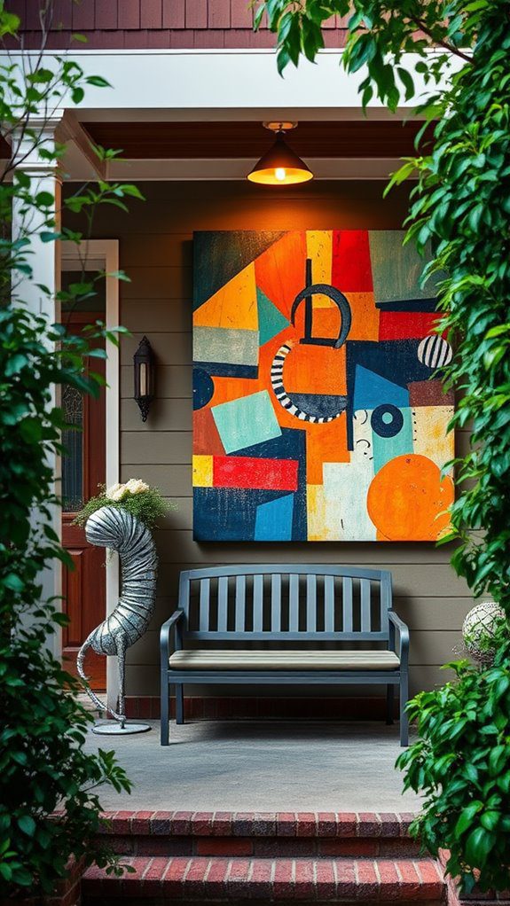 personalize with outdoor art
