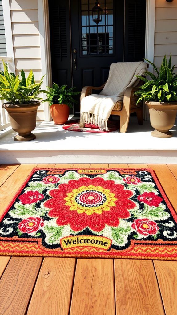 personalized entrance floor mat