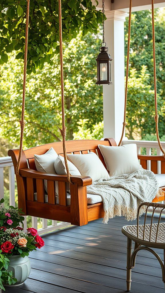 porch swing bed installation