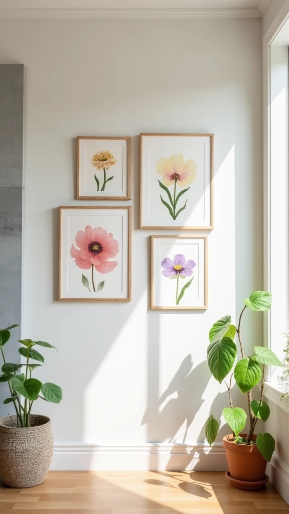 Presses flower art