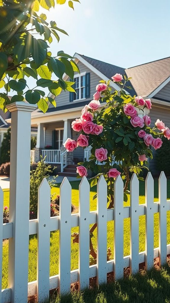 privacy enhancing charming fence