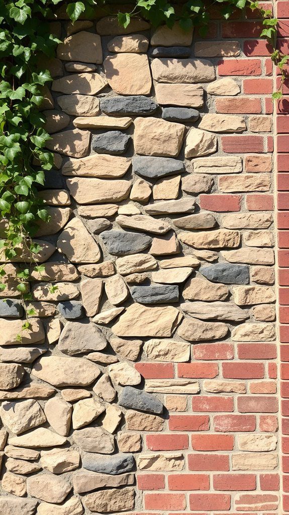 rough surface masonry material