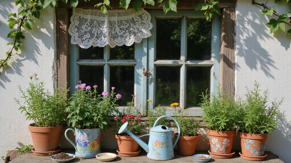 rustic decorative window frames