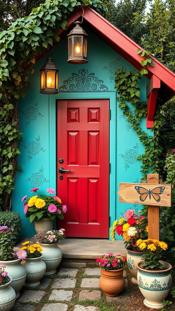 shed with unique design