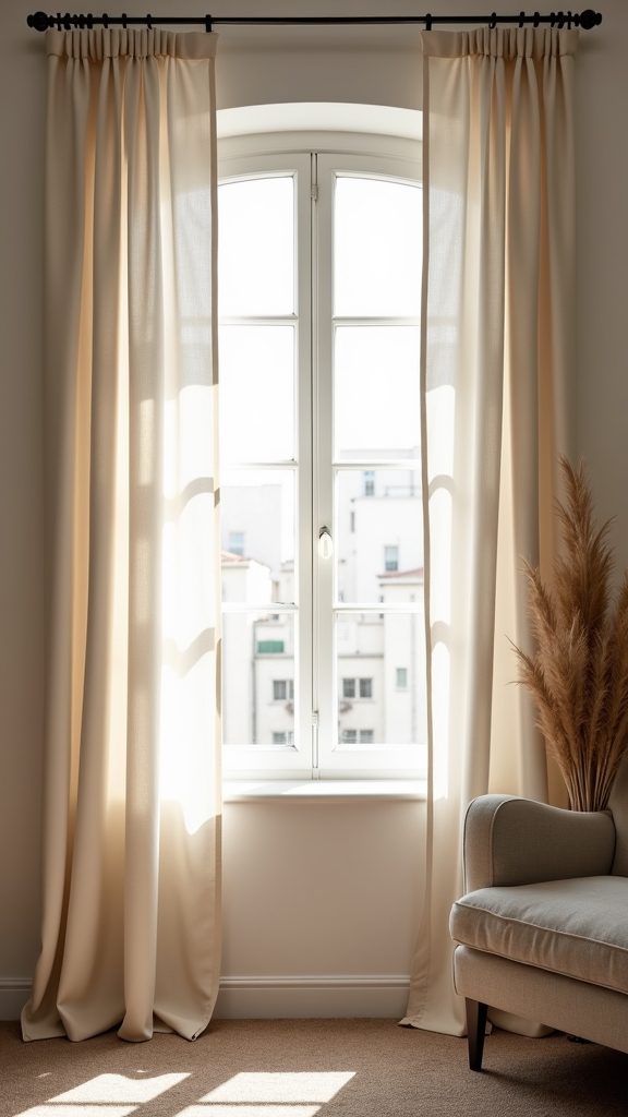 simple and understated window treatment