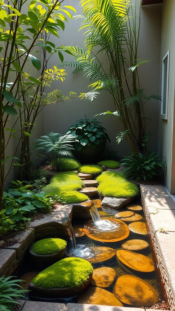 small decorative water installations