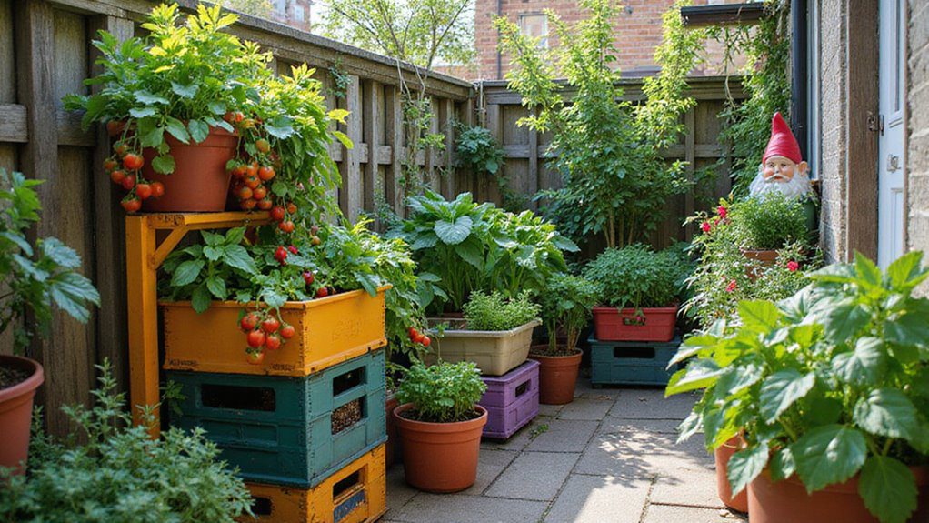 small space container gardening