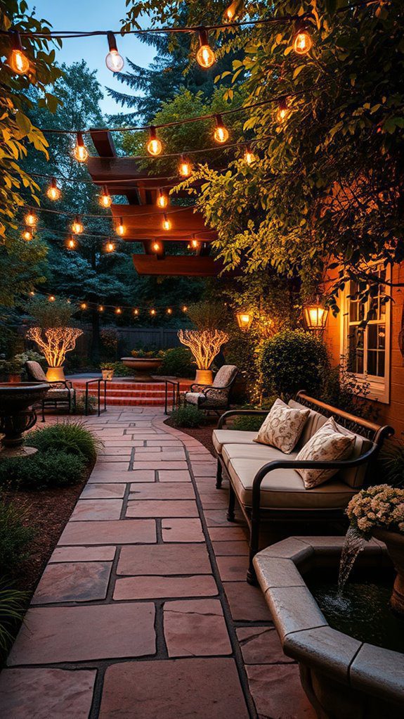 soft atmospheric string lights