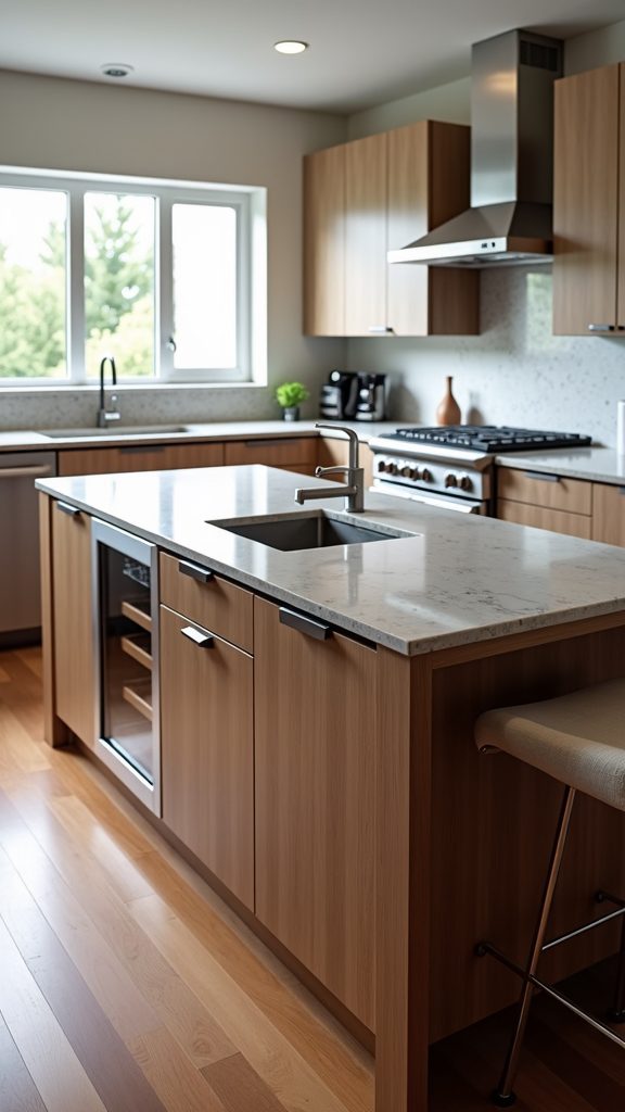 space efficient appliance island