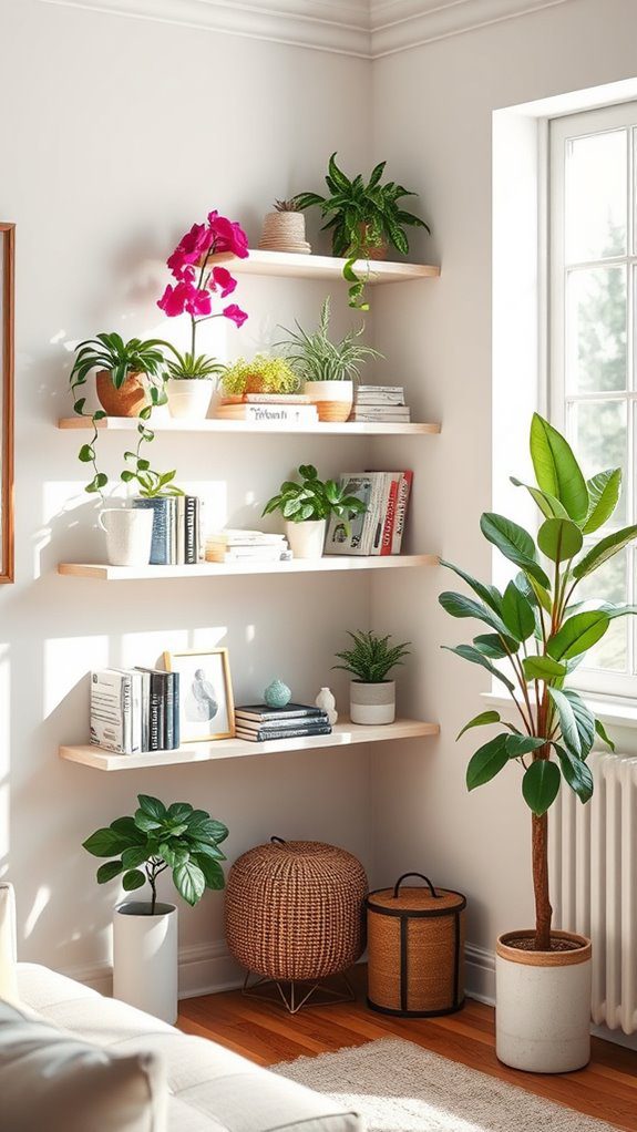 space saving corner storage solution