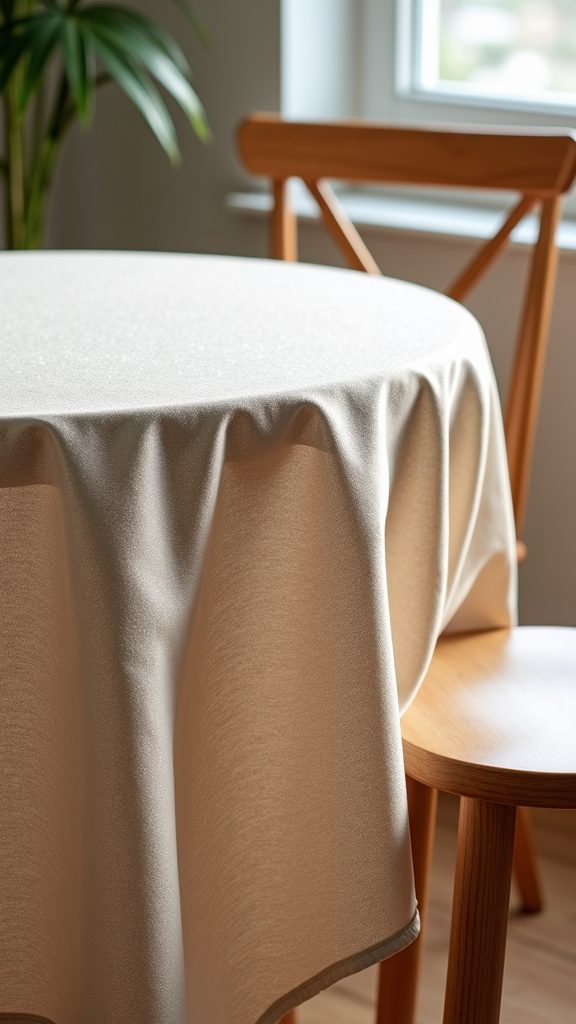 sparkling decorative table cover