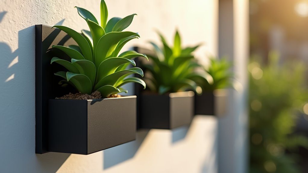 stylish indoor greenery display